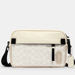 Coach Edge Crossbody in Signature Canvas NWT